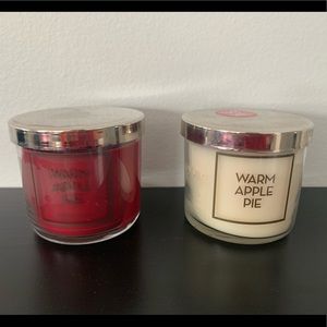 Bath & Body Works Warm Apple Pie Candles
